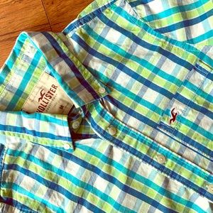 Hollister Oxford Plaid Men’s Shirt